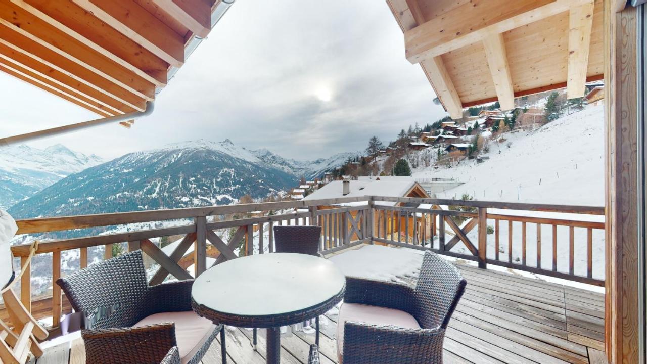 Etoiles Des Neiges Luxe & Jacuzzi Chalet 12 Pers By Alpvision Residences Heremence Экстерьер фото