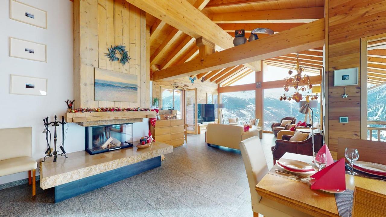 Etoiles Des Neiges Luxe & Jacuzzi Chalet 12 Pers By Alpvision Residences Heremence Экстерьер фото